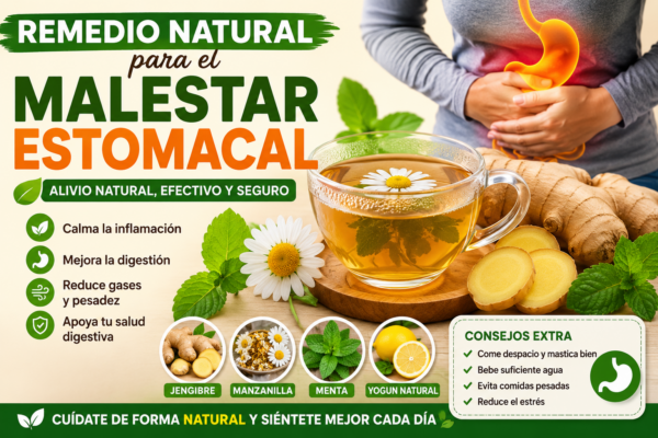 Remedio Natural para el Malestar Estomacal